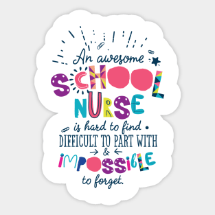 An Awesome School Nurse Gift Idea - Impossible to forget Sticker